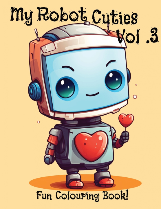 Kniha My Robot Cuties NYU's Colouring Books