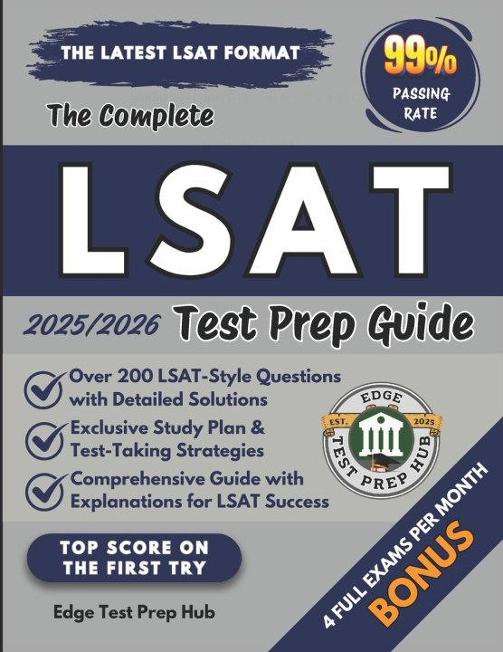 Knjiga The Complete LSAT Test Prep Guide Edge Test Prep Hub