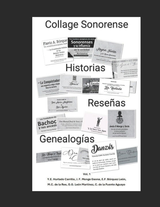 Kniha Collage Sonorense Emanuel Francisco Bórquez León