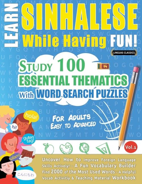 Knjiga Learn Sinhalese While Having Fun! - For Adults LINGUAS CLASSICS