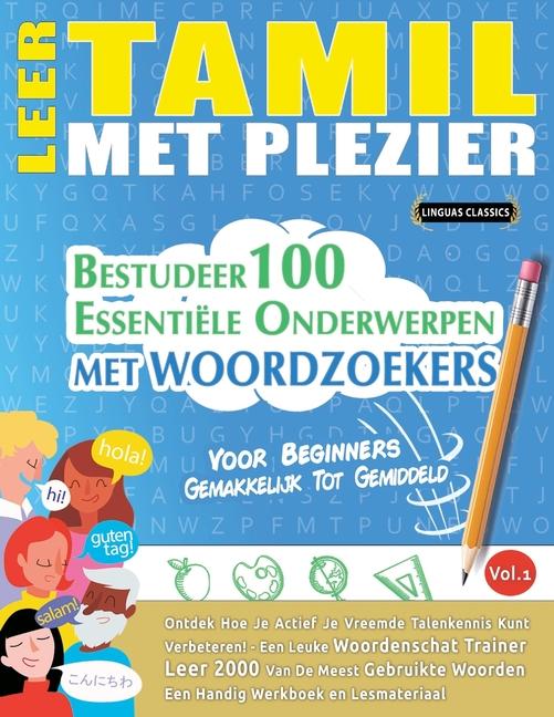 Kniha Leer Tamil Met Plezier - Voor Beginners LINGUAS CLASSICS