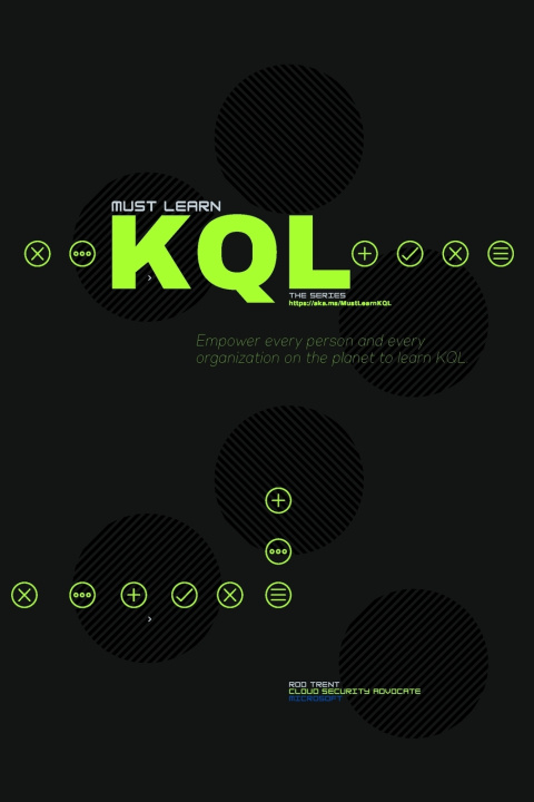 Book Must Learn KQL Rod Trent