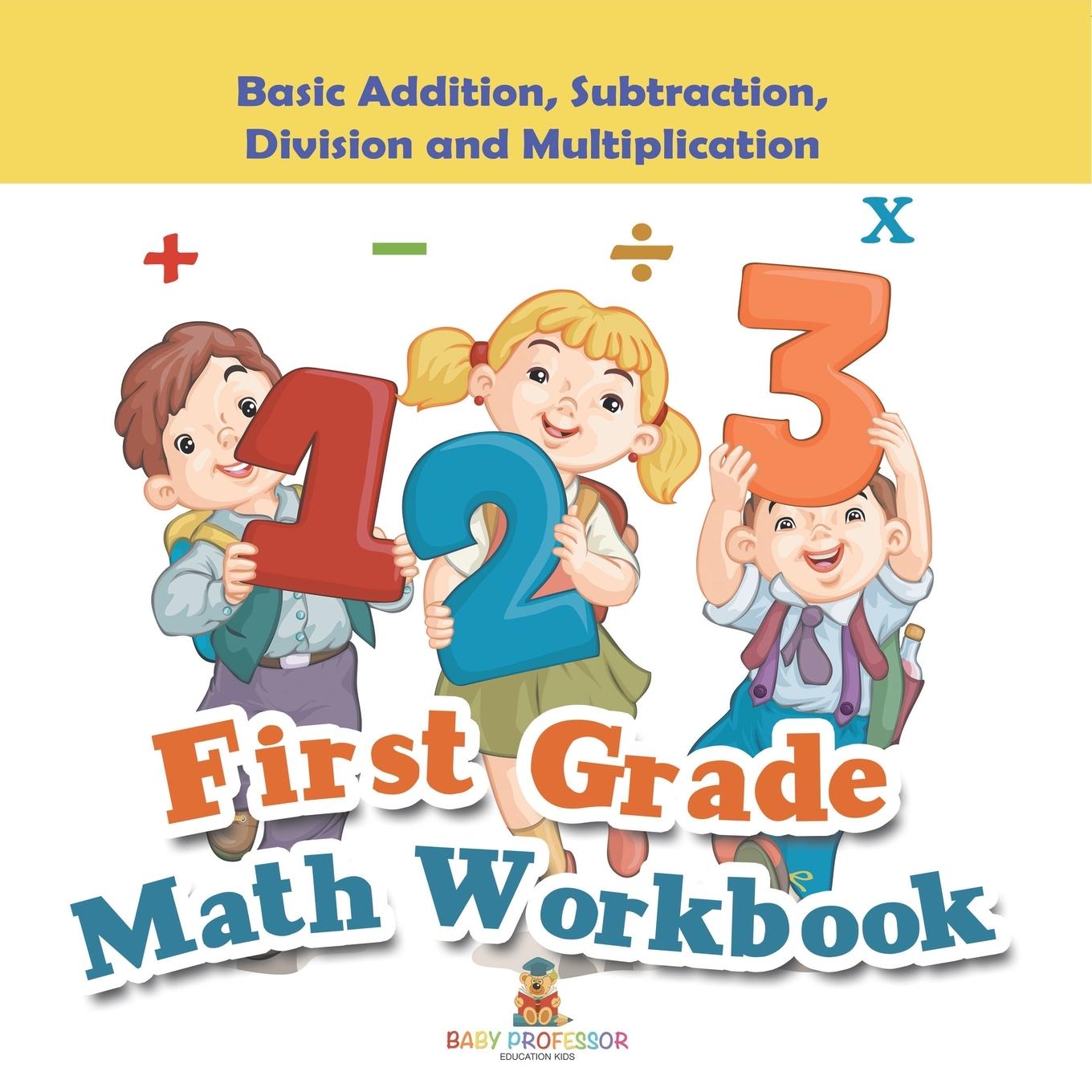 Kniha First Grade Math Workbook Baby Professor