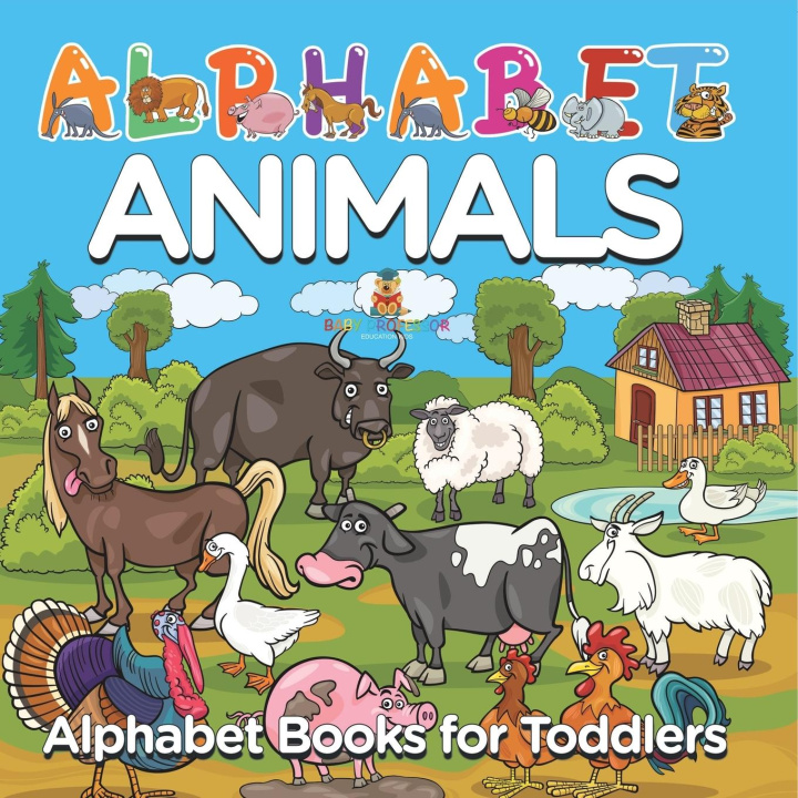Kniha Alphabet Animals Baby Professor