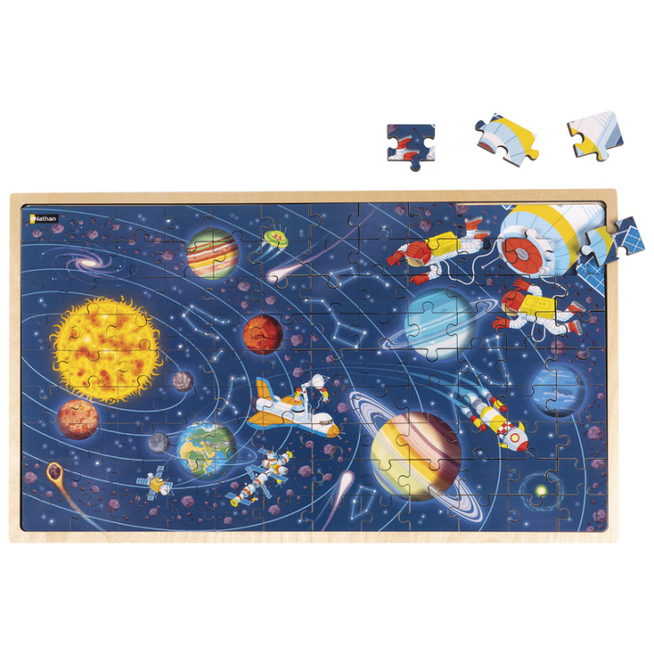 Kniha Puzzle géant - L'espace 
