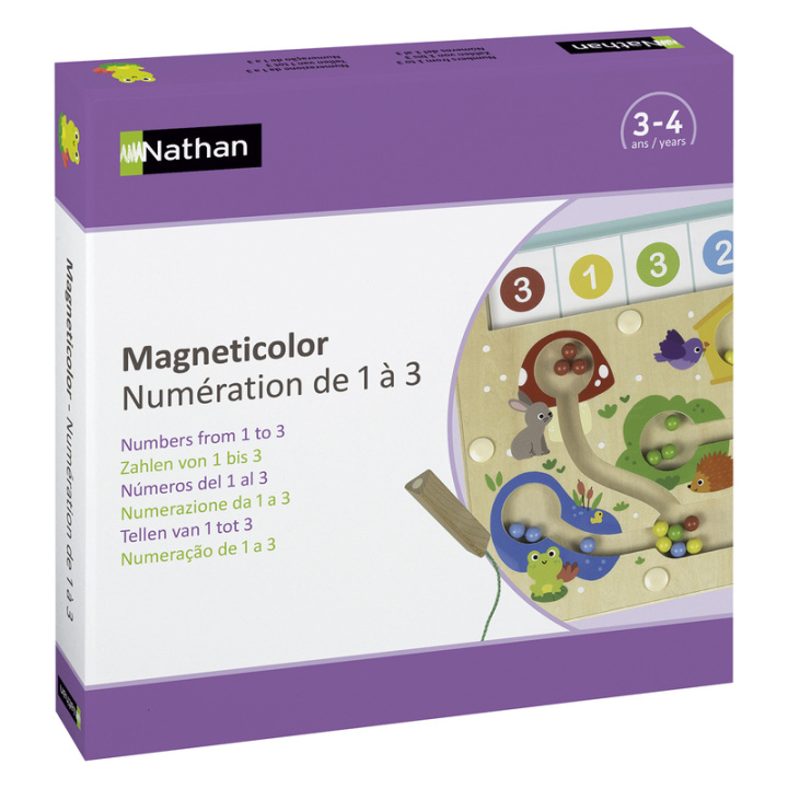 Hra/Hračka Magneticolor- Numération 1 à 3 