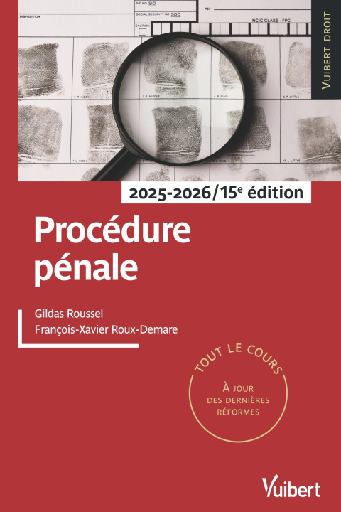Knjiga Procédure pénale Roussel