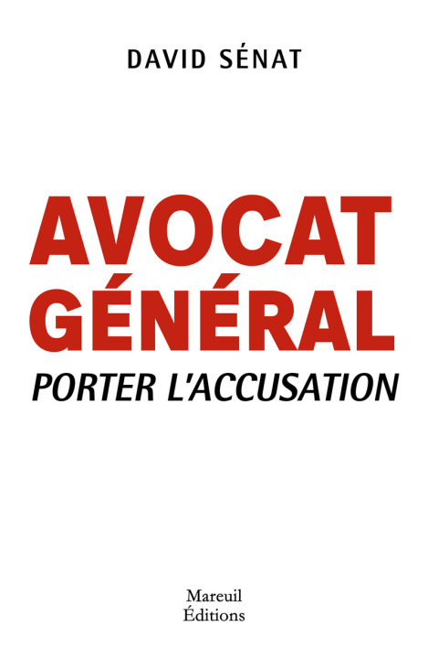 Kniha Avocat général David Senat