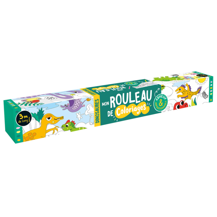 Igra/Igrača Mon rouleau de coloriages - Dinosaures 