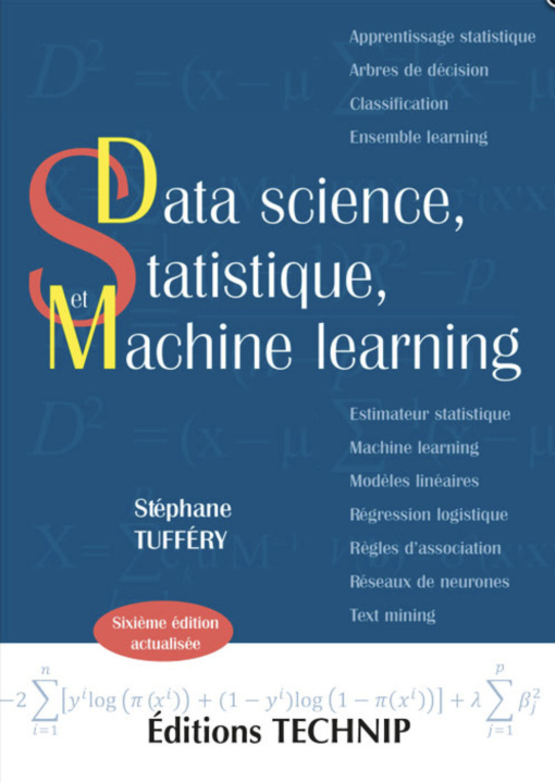 Book Data Science, statistique et Machine Learning Tufféry