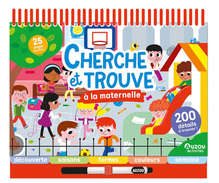 Kniha Cherche et trouve - À la maternelle 