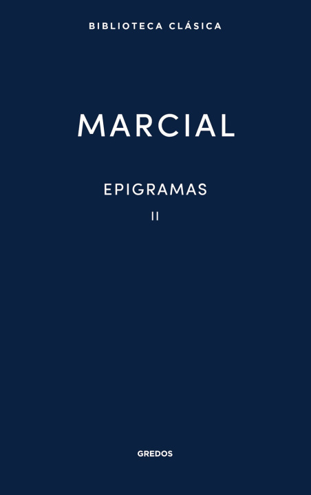 Kniha Epigramas Ii Marcial