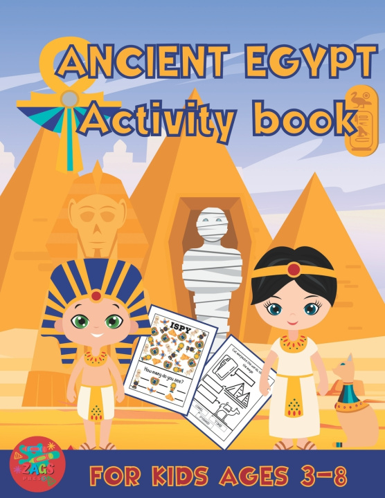 Libro Ancient Egypt activity book for kids ages 3-8 Zags Press