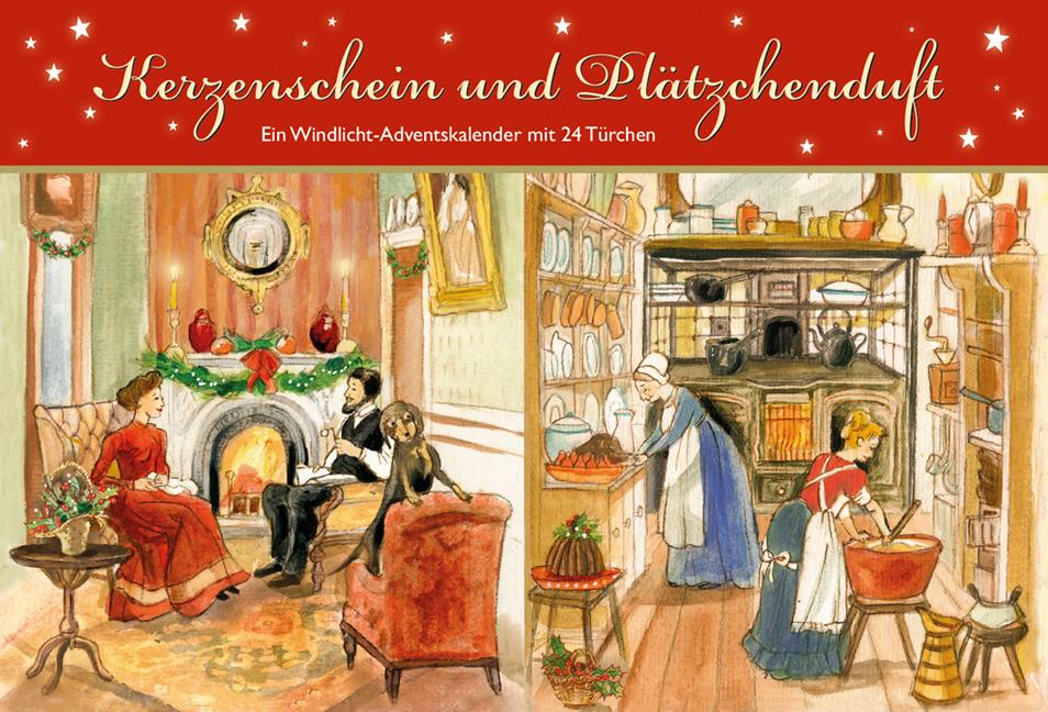Kalendář/Diář Kerzenschein und Plätzchenduft Ulrike Haseloff