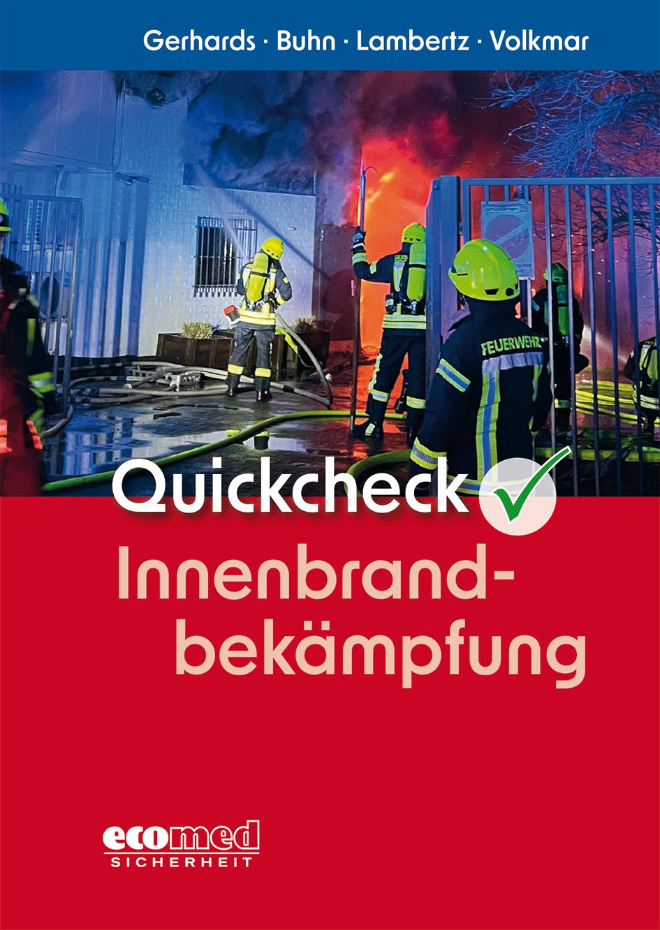 Kniha Quickcheck Innenbrandbekämpfung Marco Buhn