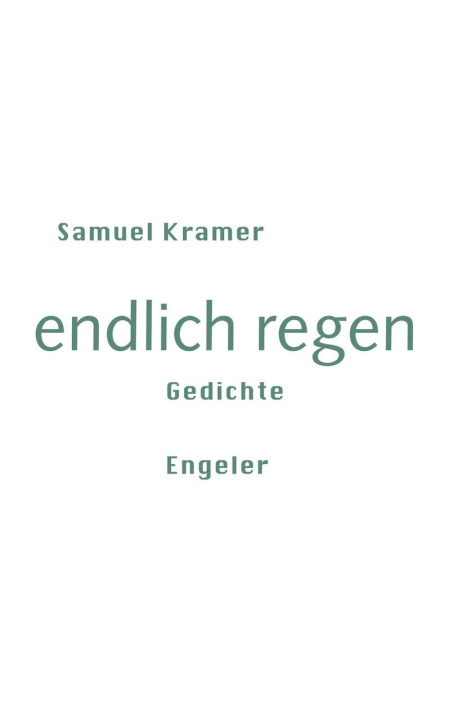 Kniha endlich regen 
