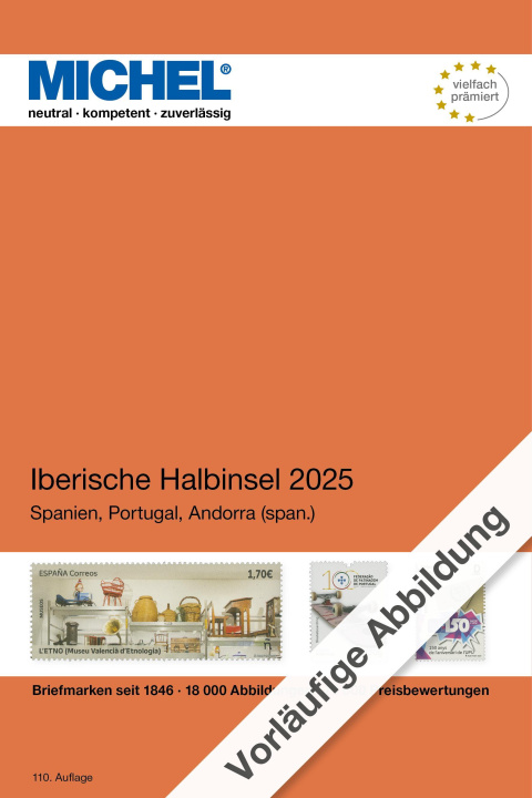 Kniha Iberische Halbinsel 2025 