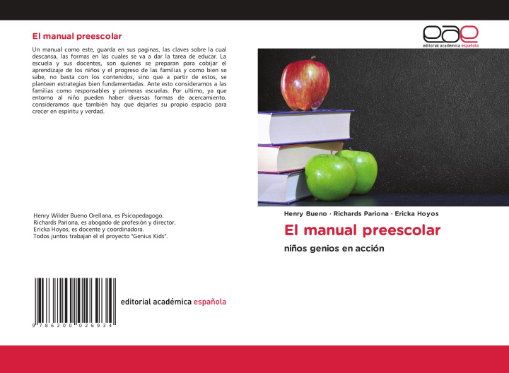 Kniha El manual preescolar Richards Pariona