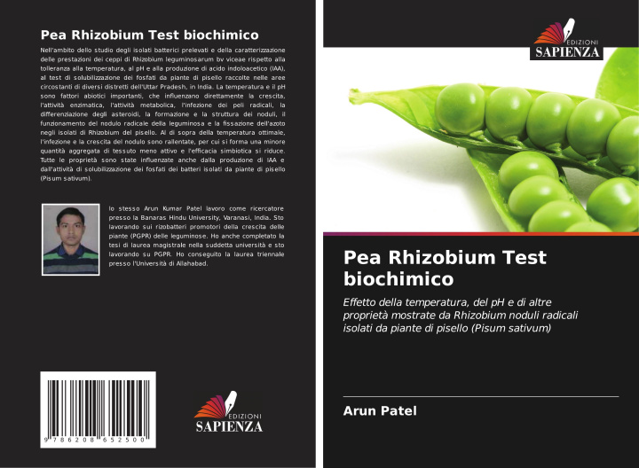 Kniha Pea Rhizobium Test biochimico Arun Patel