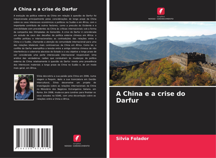 Livro A China e a crise do Darfur Silvia Folador