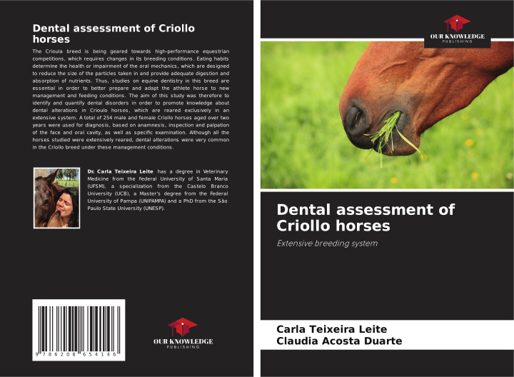 Kniha Dental assessment of Criollo horses Cláudia Acosta Duarte