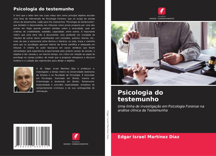 Книга Psicologia do testemunho Edgar Israel Martínez Díaz