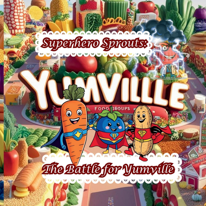 Kniha Superhero Sprouts Trendy P Sinclair