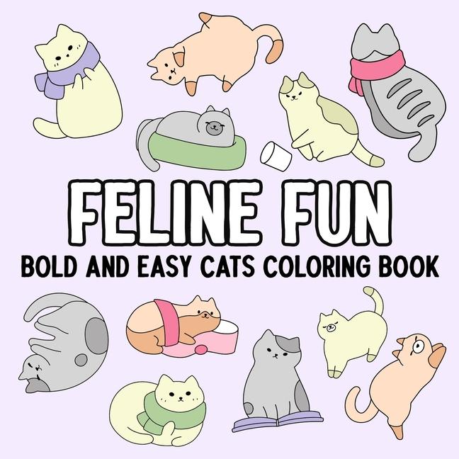 Kniha Feline Fun Hue Coloring