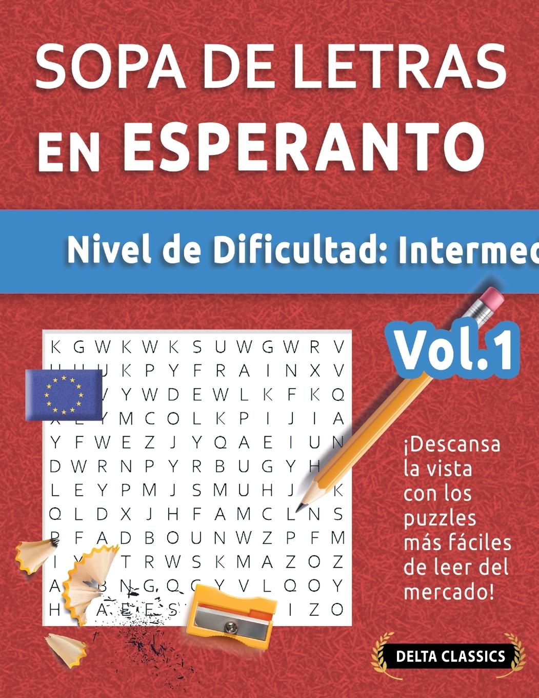 Kniha Sopa de Letras En Esperanto - Nivel de Dificultad DELTA CLASSICS