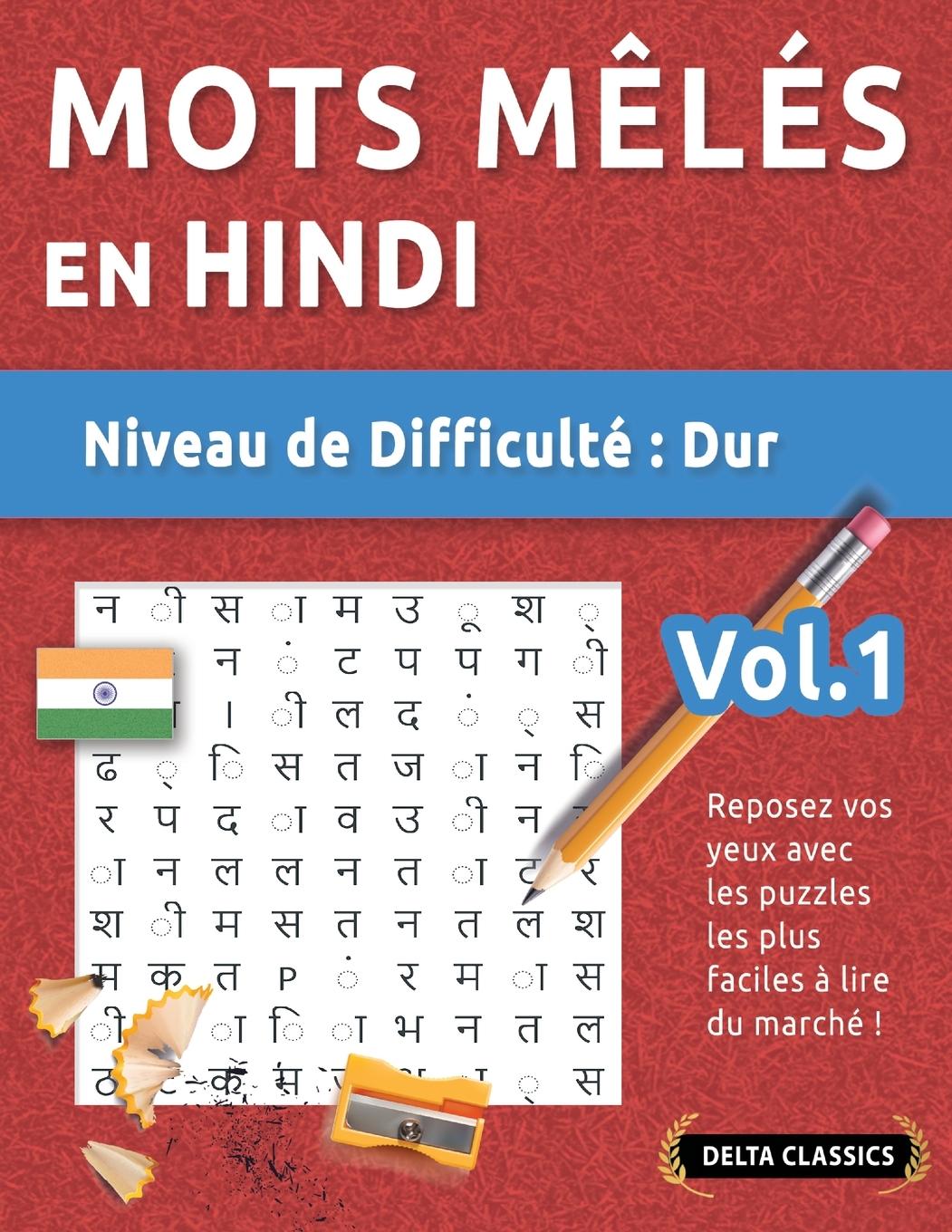 Kniha Mots M?lés En Hindi - Niveau de Difficulté DELTA CLASSICS