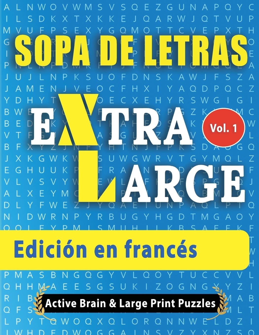 Knjiga Sopa de Letras - Edición en francés Active Minds & Large Prints