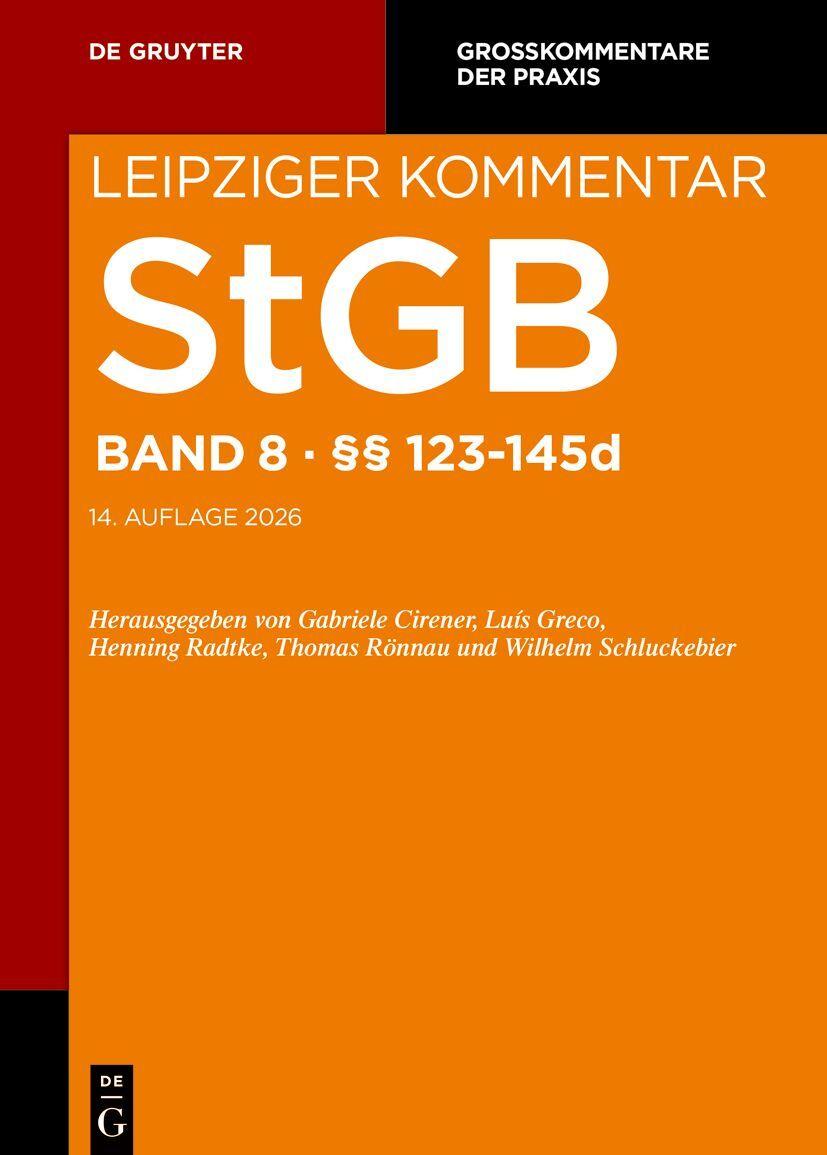 Buch §§ 123-145d Gregor Herb
