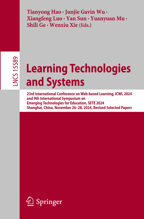 Kniha Emerging Technologies for Education Tianyong Hao