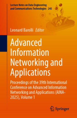 Kniha Advanced Information Networking and Applications Leonard Barolli