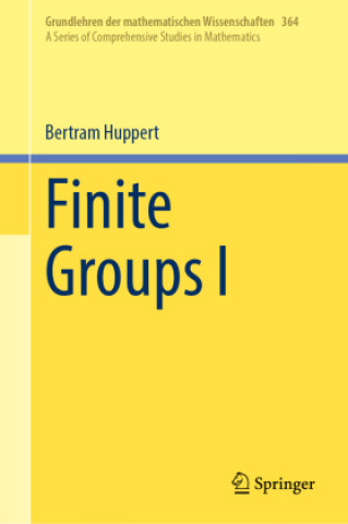 Boek Finite Groups I Bertram Huppert