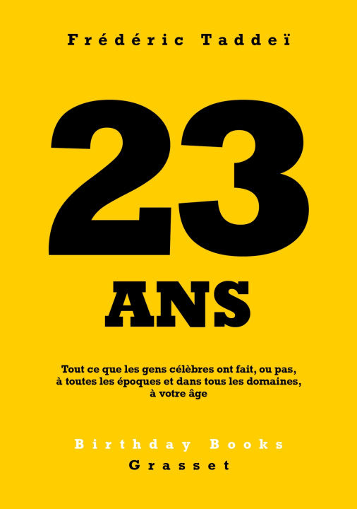Kniha 23 ans Frédéric Taddeï