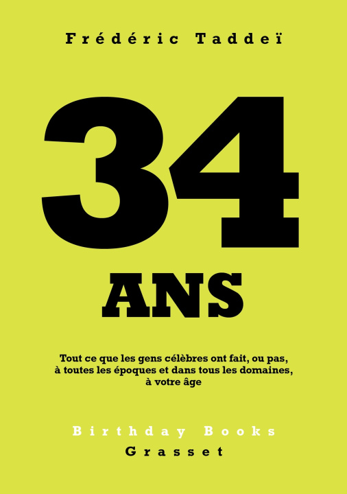 Kniha 34 ans Frédéric Taddeï