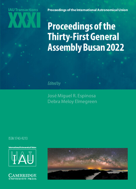 Kniha Proceedings of the Thirty-First General Assembly Busan 2022 José Miguel Rodríguez-Espinosa
