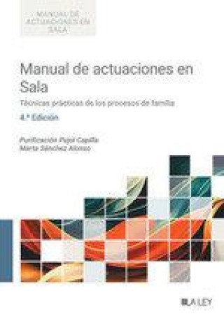 Книга Manual de actuaciones en Sala. Técnicas prácticas de los procesos de familia PURIFICACION PUJOL