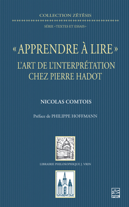 Kniha «Apprendre à lire» Nicolas Comtois