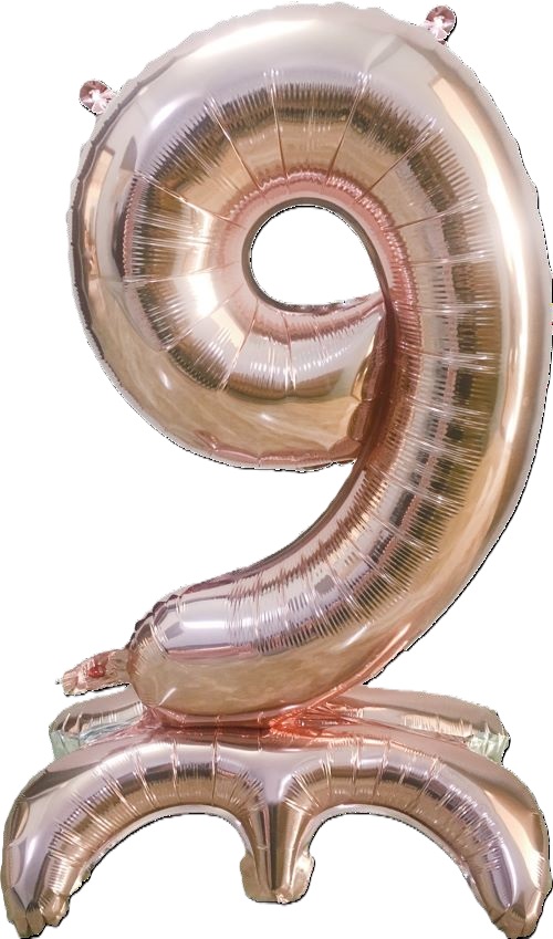 Libro Balon foliowy stojący cyfra 9 