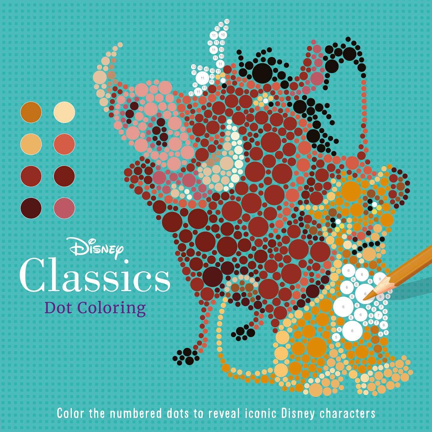Book Disney Classics: Dot Coloring 