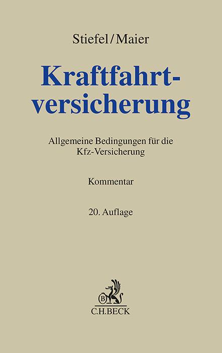 Boek Kraftfahrtversicherung Karl Maier