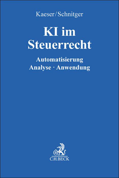 Knjiga KI im Steuerrecht Arne Schnitger