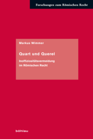 Boek Quart und Querel Markus Wimmer
