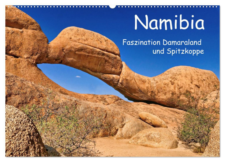 Kalendár/Diár Namibia - Faszination Damaraland und Spitzkoppe (Wandkalender 2026 DIN A2 quer), CALVENDO Monatskalender Calvendo