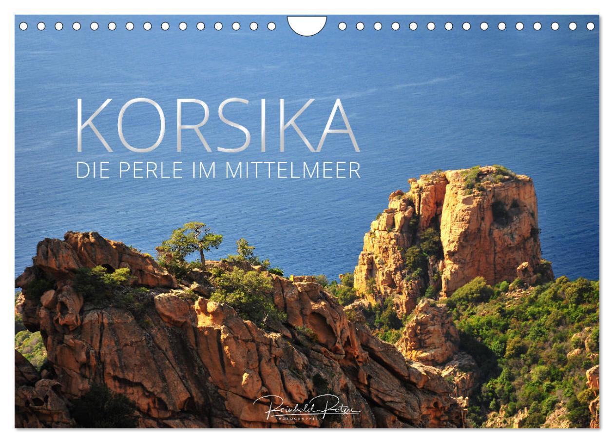 Kalendár/Diár Korsika - die Perle im Mittelmeer (Wandkalender 2026 DIN A4 quer), CALVENDO Monatskalender Calvendo