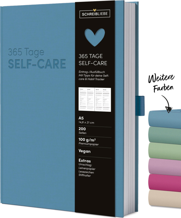 Knjiga Self-care Tagebuch Aqua Korsch Verlag