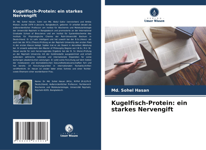 Knjiga Kugelfisch-Protein: ein starkes Nervengift Md. Sohel Hasan