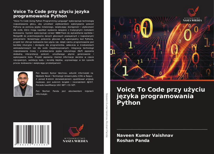 Kniha Voice To Code przy u?yciu j?zyka programowania Python Roshan Panda